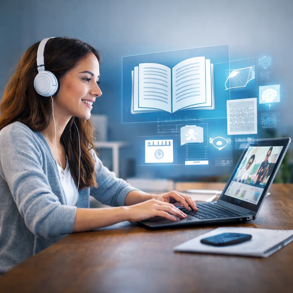 Smart classroom with digital learning tools
